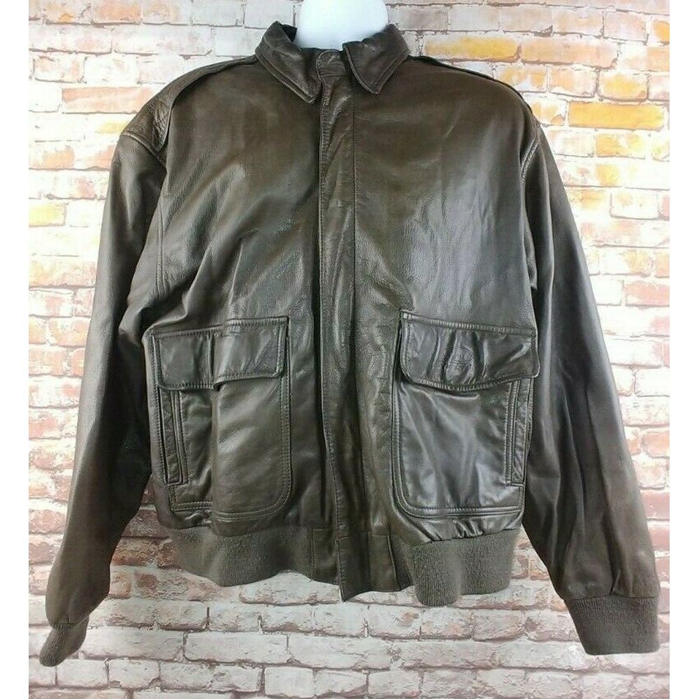 Vintage Ford Motorsport Leather Jacket - Medium